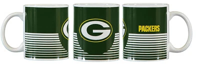 NFL Green Bay Packers Kaffeetasse Tasse Mug Linea Football 11oz 320ml - Bild 1 von 4