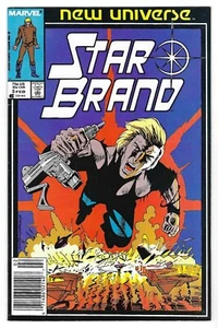New Universe Star Brand #5 (Feb 1987) Marvel Comics - Newsstand Edition - Picture 1 of 2