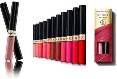 Max Factor Lipfinity Lip Color Lipstick Long Lasting Glossy Finish Various Shade - Image 1 of 3