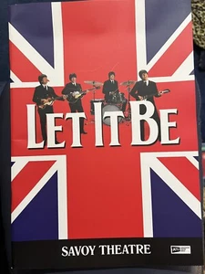 Let It Be Savoy Theatre Programme Beatles - Picture 1 of 1