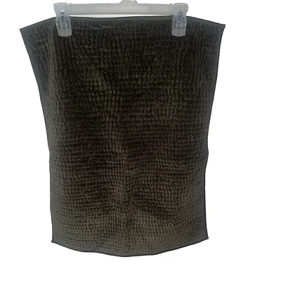 The Company Store Acolchado Terciopelo Single Sham 27x22 Verde Oscuro Foto 1 de 4