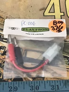 TAMIYA TO 4mm BANANA PLUG BATTERY CHARGE CABLE NewInPack USA Shipped - Picture 1 of 3