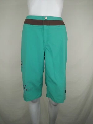 Bermuda Horny Toad feminina tamanho 6 caminhada ativa turquesa em excelente estado usado - Imagem 1 de 4