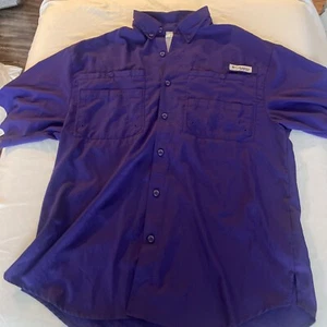 Columbia PFG Shirt Boys Youth Small (8)  Performance Golden Nugget Golf - Picture 1 of 7