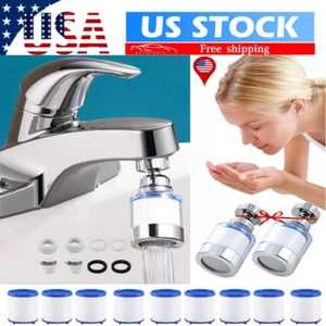 2xRubinetto Sistema Filtro Acqua Cucina Lavello Montaggio Filtro Rubinetto Purificatore Pulizia - Foto 1 di 12