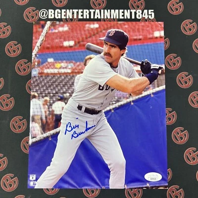 Bill Buckner Autographed Boston Red Sox 8x10 Photo Signed JSA Certified. - Image 1 of 3