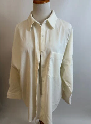 ZARA Marfil Fino Pana Gallena Camisa Chaqueta Chaqueta Para Mujer XL Foto 1 de 4