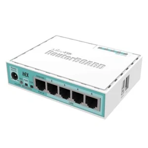 Routeur Gigabit Ethernet Mikrotik hEX RB750Gr3 5 ports processeur double cœur USB - Photo 1/3