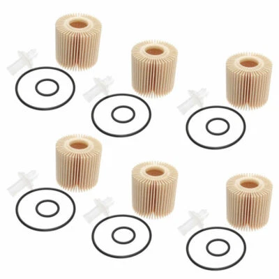 04152-YZZA1 Oil Filter Kit 04152-31090 For Toyota Avalon Camry RAV4, Qty 6 Foto 1 de 4