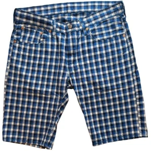 LEVIS 504 Plaid JEANS SHORTS~ MENS ~ Sizes 34~ NWOT~ $25.00 - Picture 1 of 4