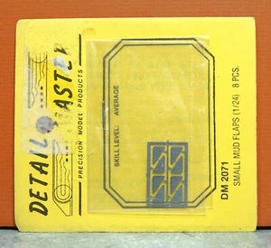 1/24 DETAIL MASTER SMALL MUD FLAPS PHOTO ETCH SET # DM2071 - Picture 1 of 1