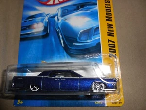 Hot Wheels 2007 New Model 64 Lincoln Continental Blue Has a $10.00 on plastic - Picture 1 of 4