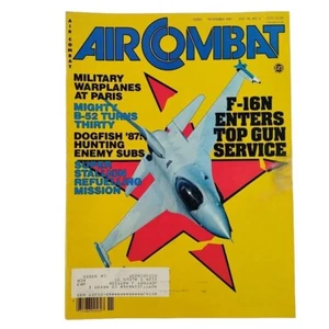 Air Combat Magazine November 1987 Vol 15 No 6 Fighter Jet Plane Aviation Flying - Picture 1 of 10