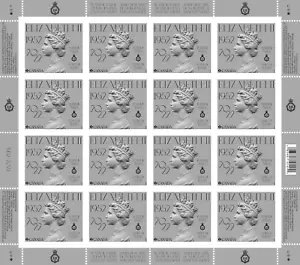 Canada 2022 Queen Elizabeth II Platinum Jubilee Sheet of 16 stamps MNH - Picture 1 of 1