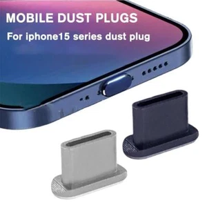 for iphone 15 Pro Max Dust Plug Cap Cover Charging Usb Type C Port Anti Dust - Picture 1 of 7