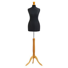 Size 18/20 Female Tailors Dummy Black Retail Torso Display Dressmakers Dummy 🔥