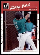 2023 Donruss Baseball Retro Base #255 Harry Ford - Seattle Mariners