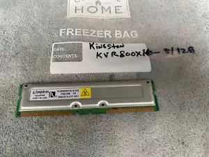 Kingston KVR800X16-8/128 128MB Non-ECC RDRAM PC800 800 Mhz - Picture 1 of 6