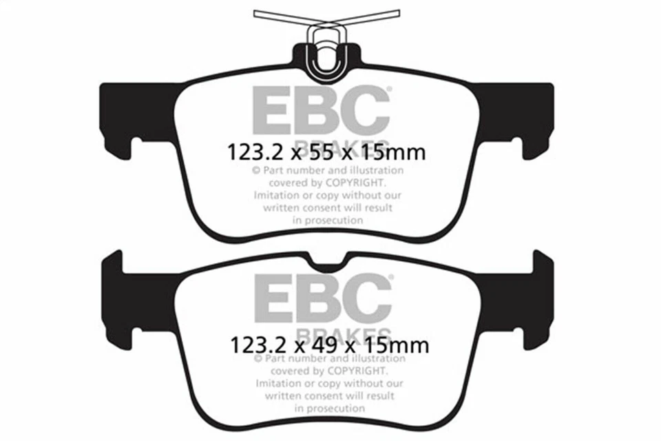 EBC Brakes UD1665 Ultimax  Brake Pads | High-Quality Auto Part, Universal Fit fo - Image 1 of 3