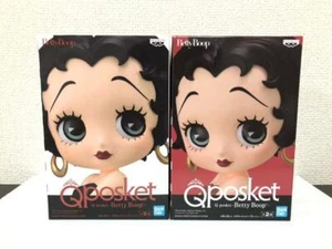 QPosket Betty Boop Figura A B Colore Normale Colore Raro Set Tutti e 2 i Tipi Dal GIAPPONE - Foto 1 di 4