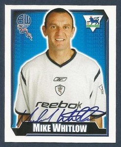 MERLIN 2003-FA PREMIER LEAGUE-BLACK BACKS- #127-BOLTON-LEICESTER-MIKE WHITLOW