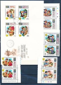 XE55615 Grenada 1971 with MNH pairs jamboree scouting FDC used - Picture 1 of 1