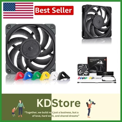 NF-A12x25 PWM chromax.Black.swap:  Quiet 120mm Fan with Customizable Vibratio... - Image 1 of 4