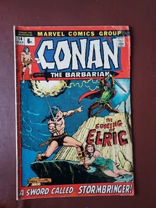 Conan the Barbarian 14. 1st Elric apperance Marvel March 1972 in Good+ Condition - Imagen 1 de 2