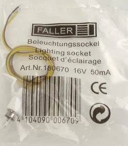 Faller 180670 HO/N Lighting Socket 16 V 50 Ma - Picture 1 of 1