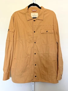 Abrigo ligero The Normal Brand Shacket para hombre talla XL algodón para tareas tostado - Imagen 1 de 9