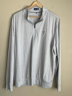Pullover ligero Stitch para hombre gris manga larga cuarto cremallera Butterfield CC XL Foto 1 de 4