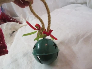 Vintage Türklinke Weihnachtsglocke mit Seilaufhänger #50 - Bild 1 von 3