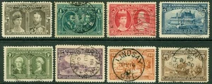 SG 188-195 Kanada 1908. 1/2c-20c. Sehr feines gebrauchtes 8er Set CAT 450£ - Bild 1 von 2