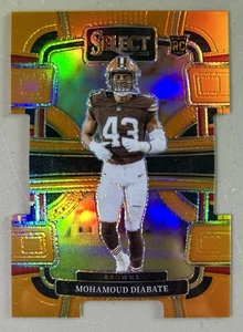 2023 Panini Select Mohamoud Diabate Orange Concourse Die-Cut /499 #23 RC - Picture 1 of 2
