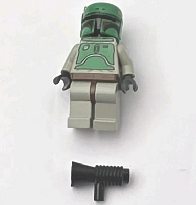Lego Star Wars Boba Fett (Classic Grays) Minifigure with Blaster sw0002 - Image 1 of 2