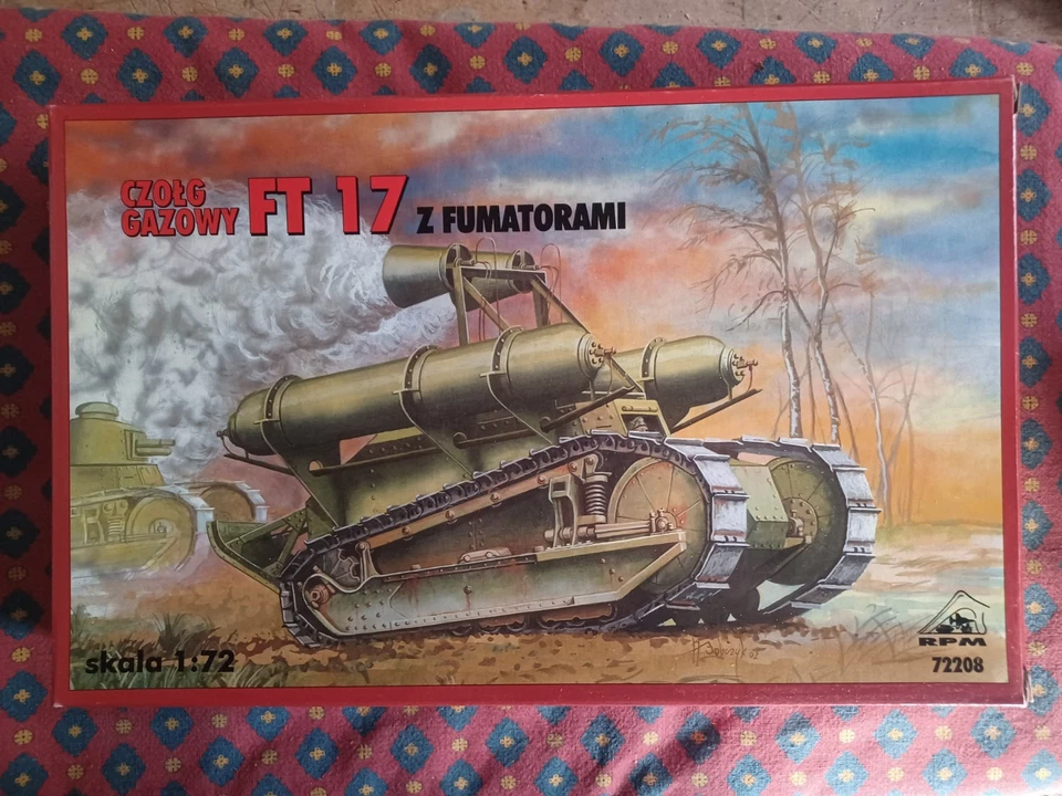 RPM 72208 - char RENAULT FT 17 Chimique - 1:72 plastic kit - Immagine 1 di 1