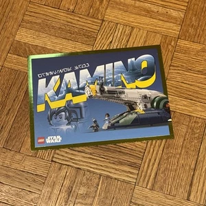 EXCLUSIVE In Store LEGO “Kamino” Postcard w/UCS Jango Fett Firespray - Picture 1 of 6