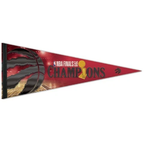Toronto Raptors Wincraft 2019 NBA Champions 12x30 Premium Pennant FREE SHIP! Cover