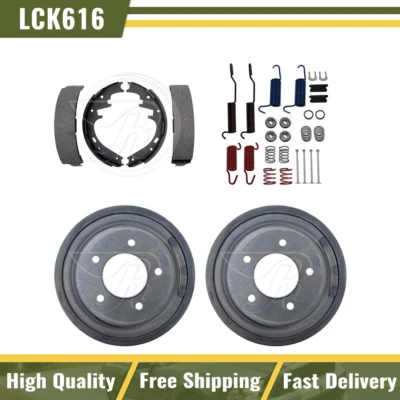 Tambores de freno traseros y zapatas de freno kit de resorte de hardware para Ford F-150Raybestos 1997 Foto 1 de 4