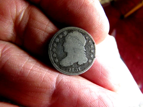 Better Date  1831 Capped Bust Dime  Nice with Natural Tones D1 Cover