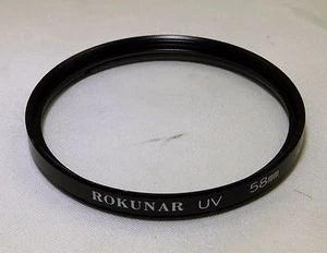 used Rokunar UV 58mm Filter - Picture 1 of 6