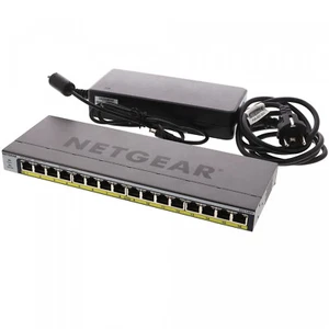Netgear GS116PP 16-Port Gigabit LAN Unmanaged PoE+ Switch mit FlexPoE (183W)  - Bild 1 von 4