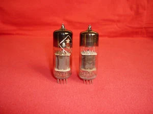 2pcs. 6N6P / 6Н6П Double triode FOTON. MILITARY. SAME DATE 1960 ~ E182CC, 7119 - Picture 1 of 3