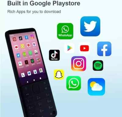 QIN F22 PRO 4G LTE Mini Smartphone Android 12 4G+64G Keyboard with Google Play - Image 1 of 4
