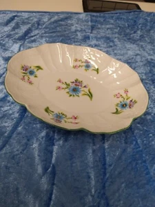 Hutschenreuther Anbietschale weiß, klein, oval, handgemalt - Bild 1 von 4