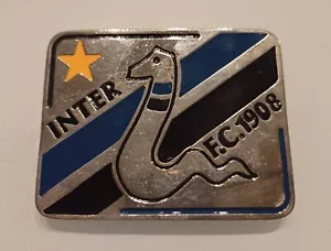 RARA FIBBIA IN METALLO INTER BISCIONE FC 1908 - Imagen 1 de 2