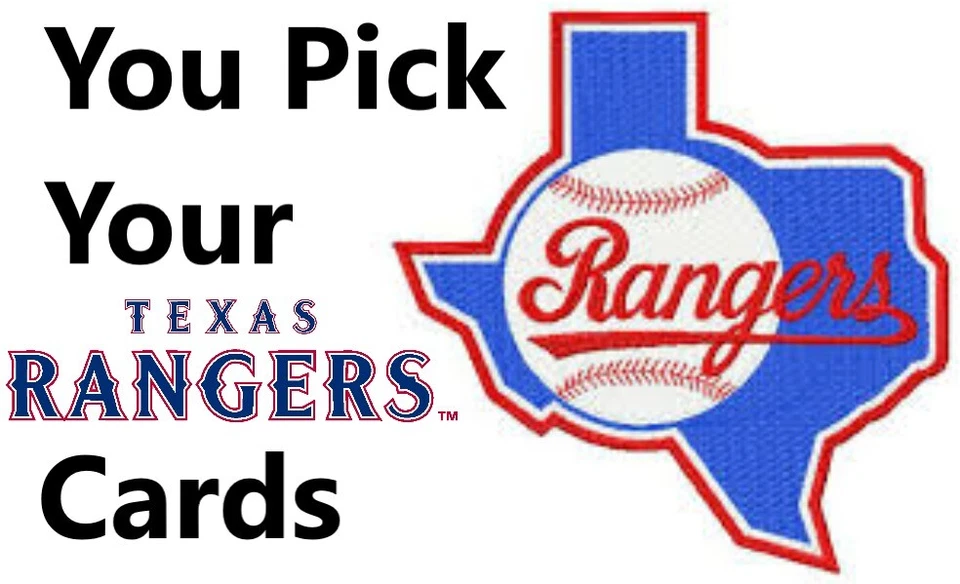 You Pick Your Cards - Texas Rangers Team - Baseball Card Selection - Image 1 of 1