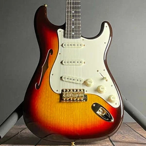 Fender Artisan Korina Stratocaster, Rosewood- Chocolate 3-Color Sunburst (7lbs 1 - Picture 1 of 19