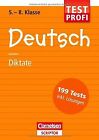 Testprofi Deutsch - Diktate 5.-8. Klasse: 199 Tests... | Buch | Zustand sehr gut