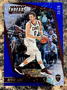 Kevin Love 2018-19 Panini Threads Blue Dazzle #13 20/25 Cleveland Cavaliers